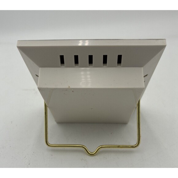 Vintage 3.5" Square Taylor Temperature Humidity Humidiguide Desktop Thermometer - Picture 3 of 6